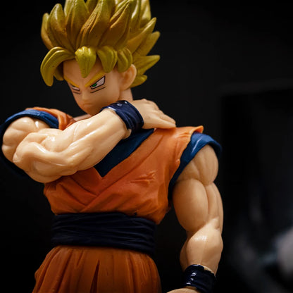 Bandai Dragon Ball Figure – Son Goku & Vegeta Super Saiyan 22cm PVC Collectible Model