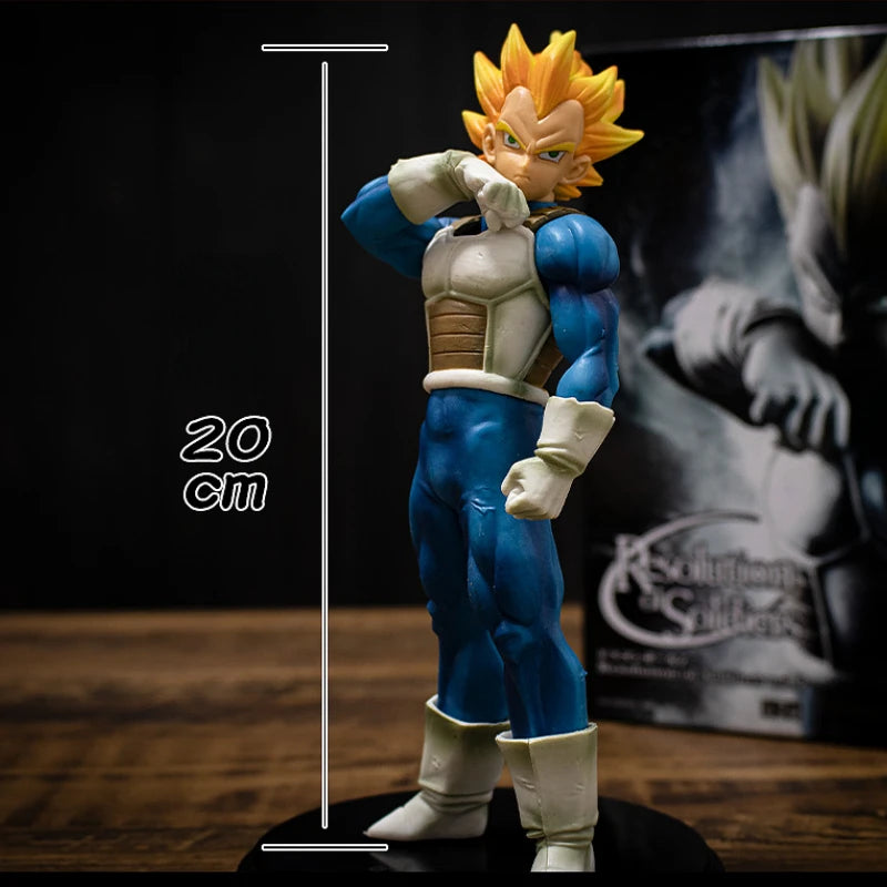 Bandai Dragon Ball Figure – Son Goku & Vegeta Super Saiyan 22cm PVC Collectible Model