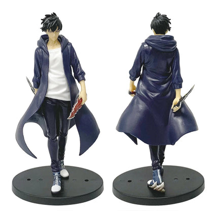 Solo Leveling Sung Jinwoo Figure 21cm Anime PVC Action Statue Collectible Model