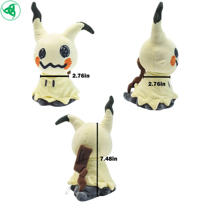 Mimikyu & Eevee Plush Toy – 18cm / 7in Soft Stuffed Doll, Anime Kids Gift