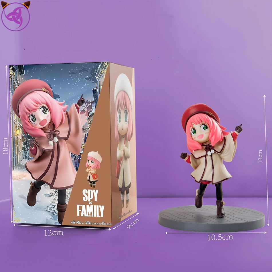Spy X Family Anya Figure – CODE: White 14cm PVC Winter Outfit Collectible Toy