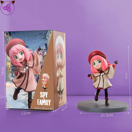 Spy X Family Anya Figure – CODE: White 14cm PVC Winter Outfit Collectible Toy