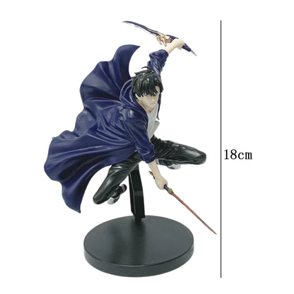 Solo Leveling Sung Jinwoo Figure 21cm Anime PVC Action Statue Collectible Model