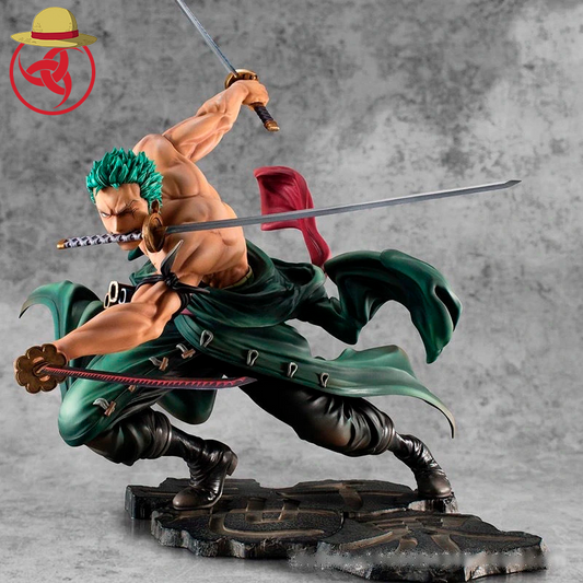 One Piece Roronoa Zoro Figure – 10cm Three-Sword Style PVC Collectible Model Toy