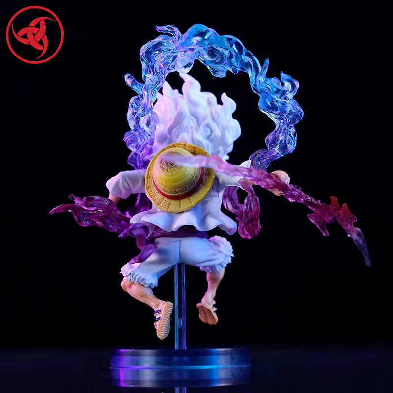 One Piece Luffy Gear 5 Figure – 10cm Sun God Nika PVC Collectible Model Toy